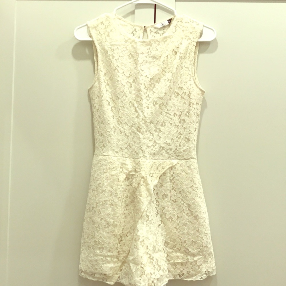 Dolce Vita lace romper, cream
